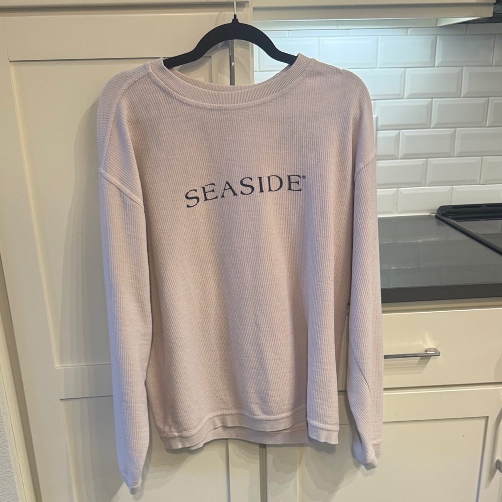Seaside Women's Crewneck Sweater in Light Lavender